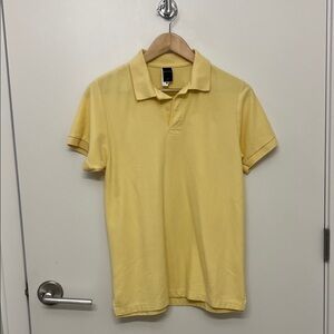 Men's Classic Yellow Polo Shirt - Short Sleeve
